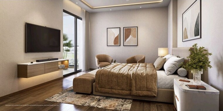 Living Room, emaar-serenity-hills 3 Bedroom 2280 Sq.Ft. Apartment In Sector 86 Gurgaon 10774613