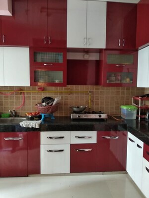 Kitchen in 2 BHK Apartment at Mahagun My Woods, Sector 16c Greater Noida – for Rent