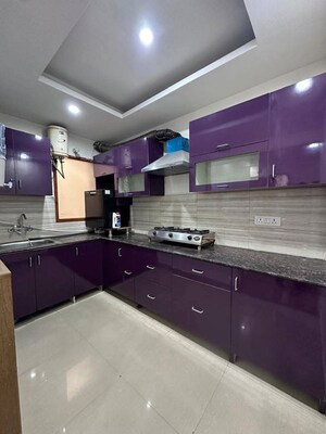 Kitchen in 3 BHK Builder Floor at Sushant Lok I – for Rent