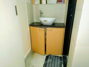 Bathroom in 2 BHK Apartment at Citizens CHS, Kandivali West – for Rent