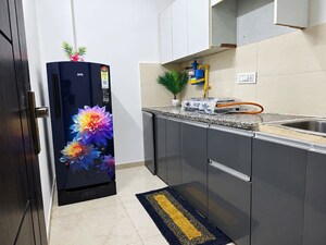 Kitchen in 1 BHK Builder Floor at Chattarpur – for Rent