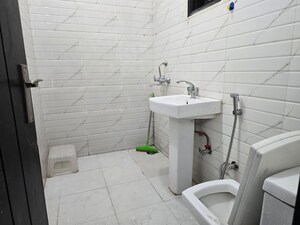 Bathroom in 1 BHK Builder Floor at Chattarpur – for Rent