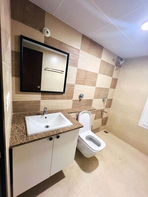 Bathroom in 2 BHK Apartment at Hebbal Kempapura – for Rent