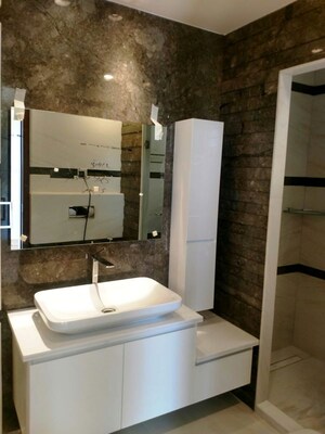 Bathroom in 4 BHK Builder Floor at Vasant Vihar – for Rent