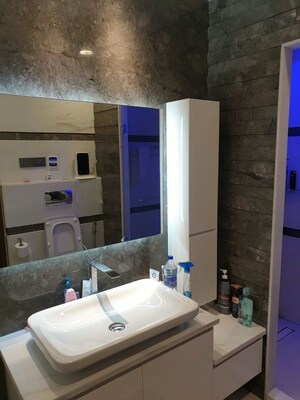 Bathroom in 4 BHK Builder Floor at Vasant Vihar – for Rent