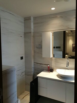 Bathroom in 4 BHK Builder Floor at Vasant Vihar – for Rent
