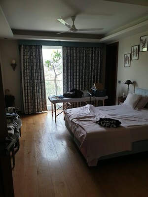 Bedroom in 4 BHK Builder Floor at Vasant Vihar – for Rent