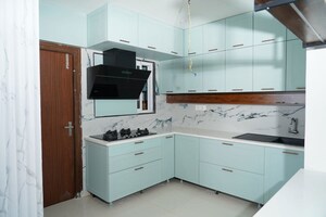 Kitchen in 3 BHK Apartment at Sri Sai Jewel Heights, Kukatpally – for Rent