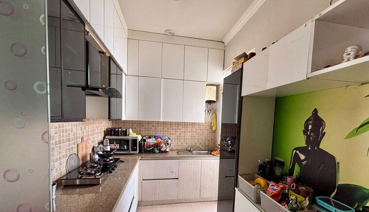 Kitchen, central-park-flower-valley 2.5 Bedroom 1093 Sq.Ft. Builder Floor In Sohna Sector 33 Gurgaon 10774711