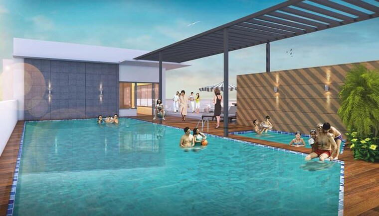 Swimming Pool, sriven-avenues-iris 4 Bedroom 5090 Sq.Ft. Villa In Narsingi Hyderabad 10774842