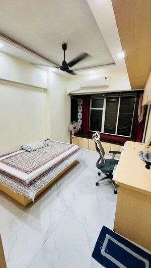 Bedroom in 2 BHK Apartment at Gayatri Darshan, Kandivali East – for Rent