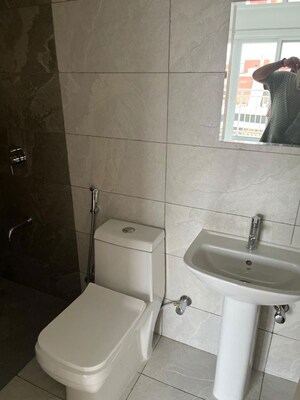 Bathroom in 2 BHK Apartment at Global Lifestyle, Hinjewadi – for Rent