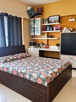 Bedroom in 2 BHK Apartment at Kohinoor Sportsville, Hinjewadi – for Rent