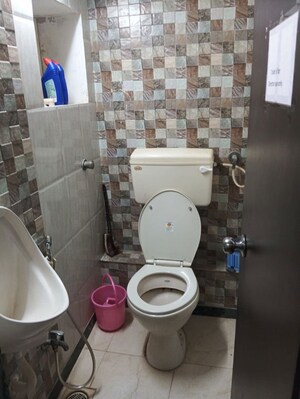 Bathroom in  Office Space at Unnat Nagar CHS, Goregaon West – for Rent