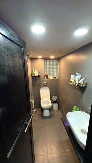 Bathroom in 3 BHK Apartment at Versova Heights, Versova – for Rent