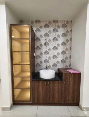 Bathroom in 3 BHK Apartment at Lansum El Dorado, Narsingi – for Rent