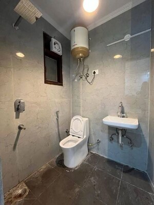 Bathroom in 1 BHK Independent House at Freedom Fighters Enclave – for Rent