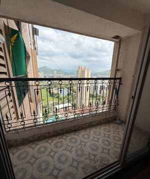 Balcony in 1 BHK Apartment at Virar West – for Rent