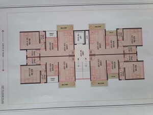 Floor Plan in 1 BHK Apartment at Ulwe Sector 24 – for Sale