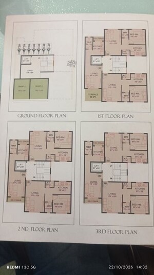 Floor Plan in 1 BHK Apartment at Ulwe – for Sale