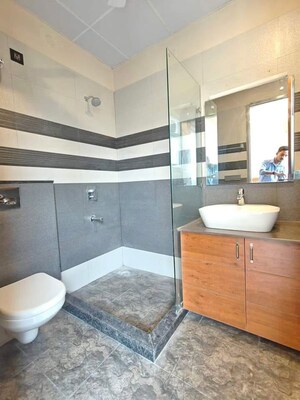 Bathroom in 1 BHK Independent House at Freedom Fighters Enclave – for Rent