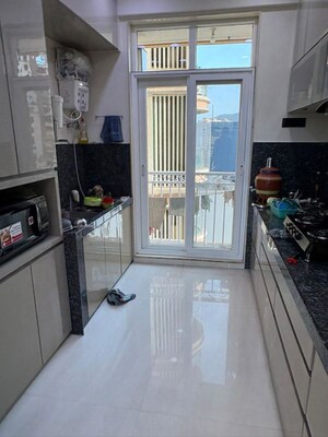 Kitchen in 3.5 BHK Apartment at Vijay Orion II, Ghodbunder Road – for Rent