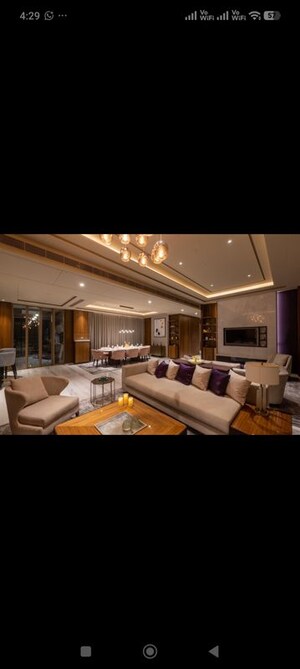 Living Room in 4 BHK Apartment at MJ 81 Aureate, Bandra West – for Sale
