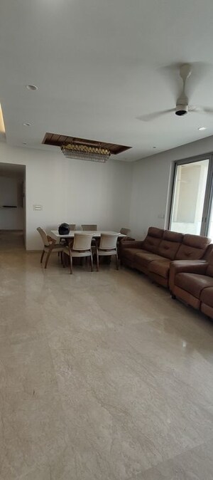 Living Room in 3 BHK Apartment at One Hiranandani Park, Ghodbunder Road – for Rent