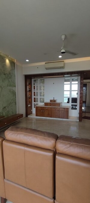 Living Room in 3 BHK Apartment at One Hiranandani Park, Ghodbunder Road – for Rent