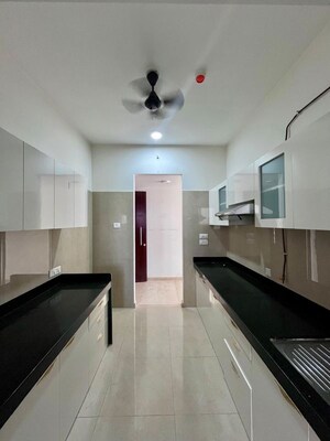 Kitchen in 2 BHK Apartment at LnT Crescent Bay T3, Parel – for Sale