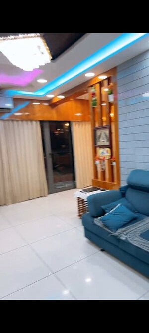Living Room in 3 BHK Apartment at Sangani Samarthya Status, Chandkheda – for Rent