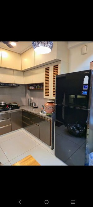 Kitchen in 3 BHK Apartment at Sangani Samarthya Status, Chandkheda – for Rent