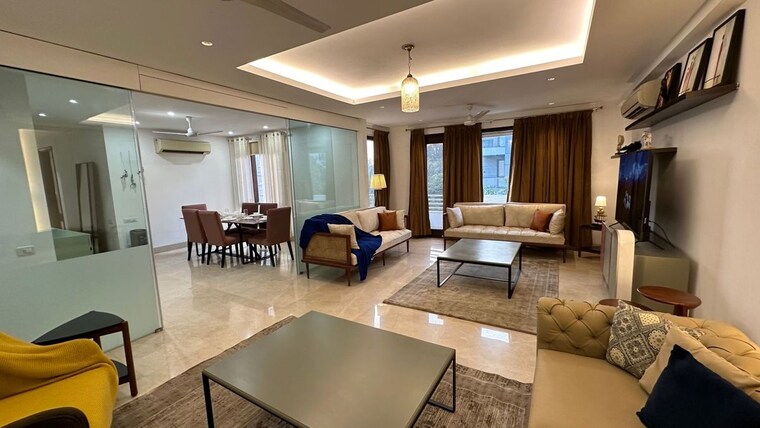 Living Room, defence colony 3.5 Bedroom 3150 Sq.Ft. Apartment In Defence Colony Delhi 10775236