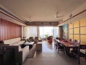 Living Room in 5 BHK Apartment at L&T Crescent Bay T2, Parel – for Rent