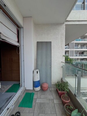 Balcony in 5 BHK Apartment at L&T Crescent Bay T2, Parel – for Rent