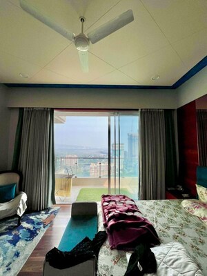 Bedroom in 5 BHK Apartment at L&T Crescent Bay T2, Parel – for Rent