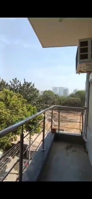 Balcony in 2 BHK Builder Floor at Sushant Lok I – for Rent
