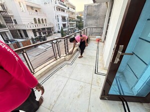 Balcony in 3 BHK Builder Floor at Sector 45 – for Rent