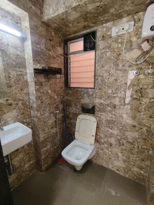 Bathroom in 1 BHK Apartment at Aarti Kripa CHS, Dahisar West – for Rent