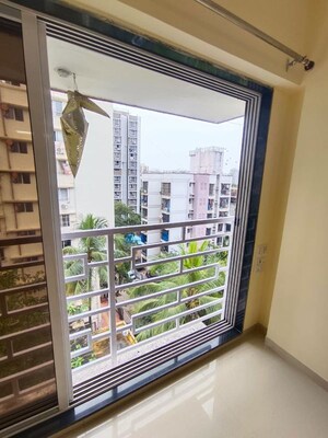 Balcony in 1 BHK Apartment at Aarti Kripa CHS, Dahisar West – for Rent