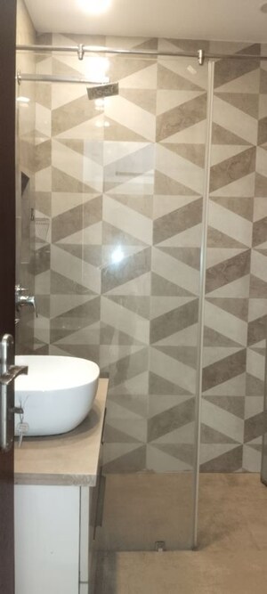 Bathroom in 3 BHK Builder Floor at Jasola – for Rent
