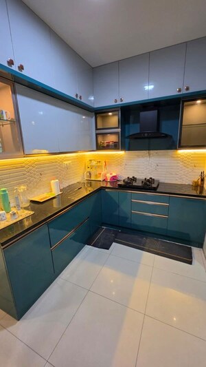 Kitchen in 3 BHK Apartment at SBR Keerthi, Old Madras Road – for Rent