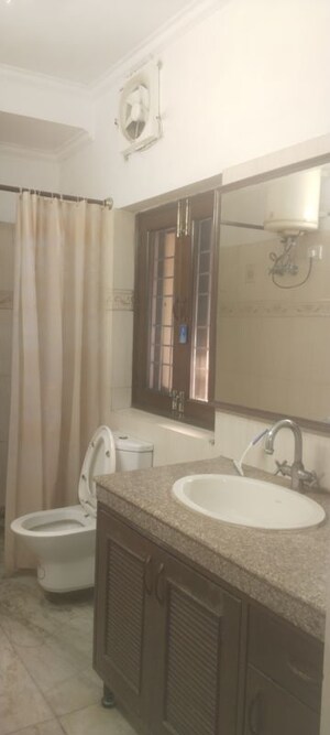 Bathroom in 3 BHK Apartment at Sarita Vihar – for Rent