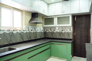 Kitchen in 3.5 BHK Apartment at Chitrapuri Colony, Manikonda – for Rent