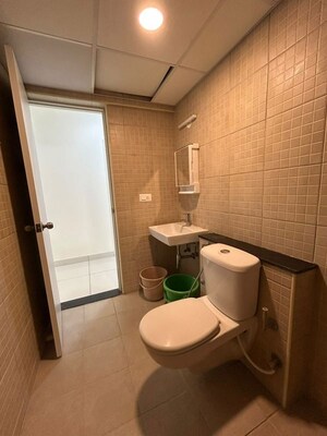 Bathroom in 3 BHK Apartment at Brigade Orchards Juniper, Devanahalli – for Rent