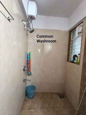 Bathroom in 2 BHK Apartment at Park Express, Baner – for Rent
