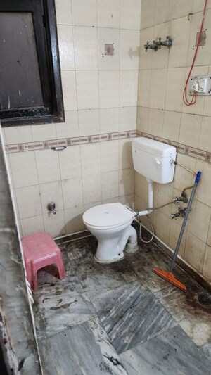 Bathroom in 1 BHK Builder Floor at Kalkaji – for Rent