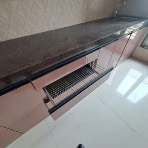 Kitchen in 3 BHK Apartment at Sheth Vasant Lawns, Laxmi Nagar – for Rent