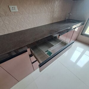 Kitchen in 3 BHK Apartment at Sheth Vasant Lawns, Laxmi Nagar – for Rent