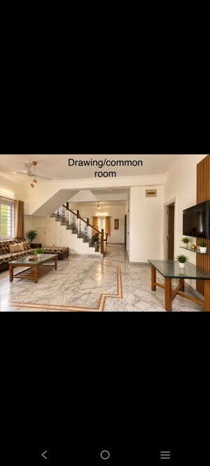 Living Room in 3 BHK Villa at Savaliya Jahnavi Bunglows, Bopal – for Rent